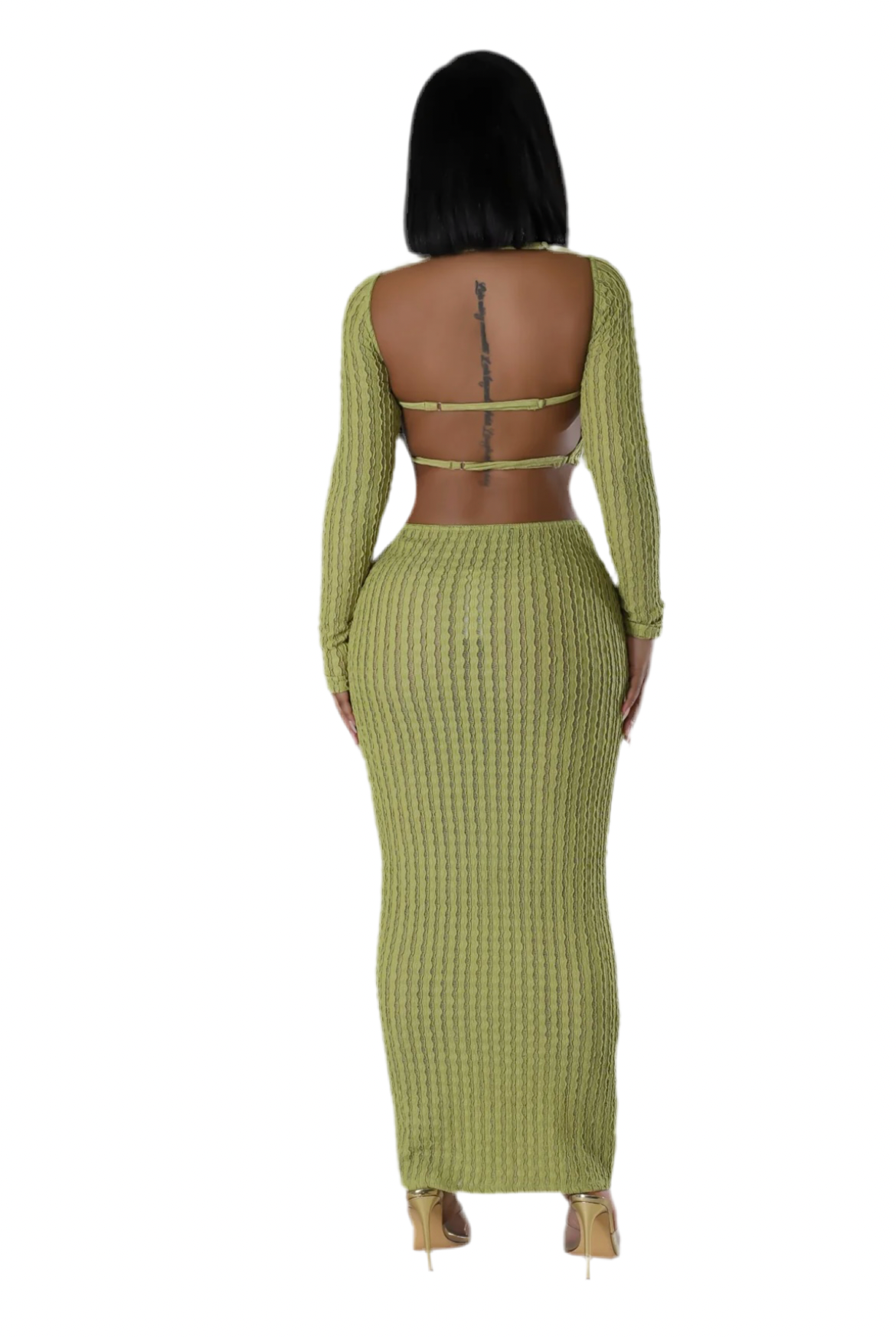 Shayla Moss Skirt Set