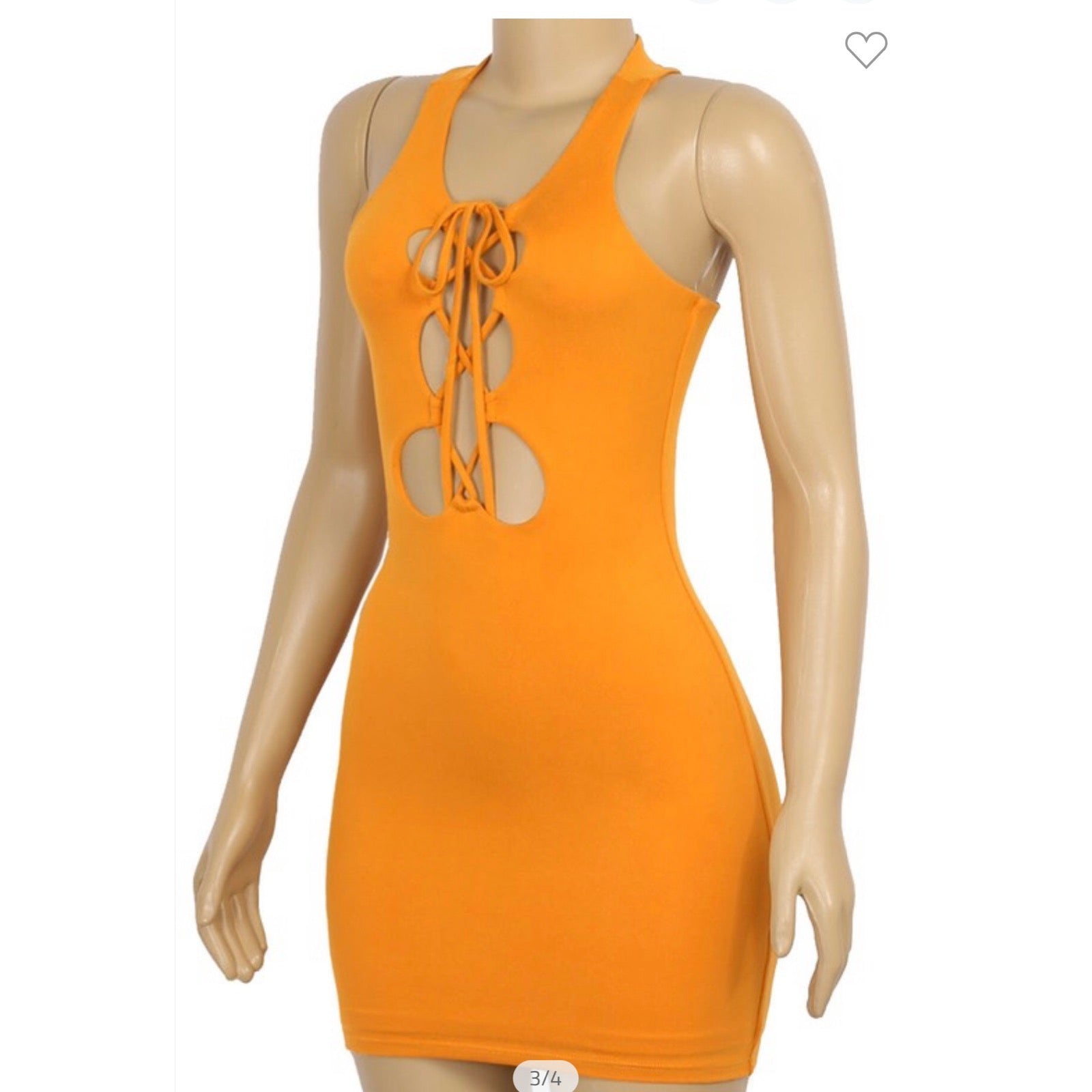 Mia Mustard Bodycon Dress